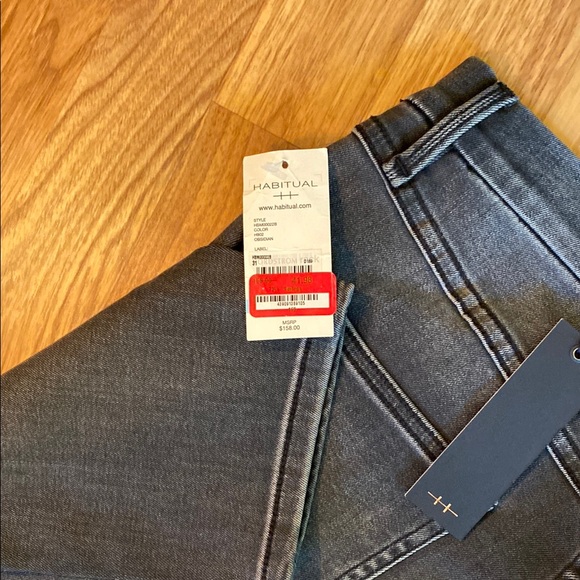 Habitual Women's Straight Leg Jeans - Dark Blue - Picture 4 of 6